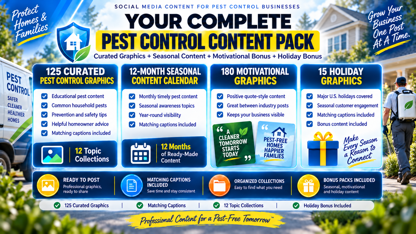 Pest Control social media content pack